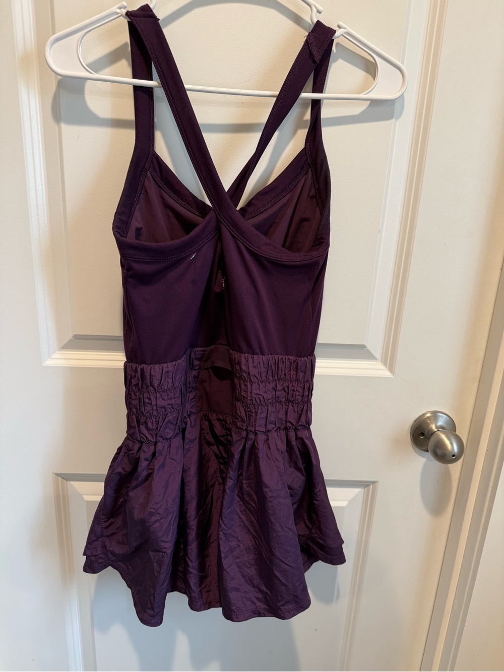 FP Movement Purple Athletic Dress Romper Built In Shorts Medium - Picture 5 of 6